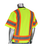 PIP® ANSI Type R Class 3 Two-Tone Surveyor Eleven Pocket Vest