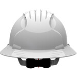 JSP Evolution 6161V Deluxe Full Brim Vented Hard Hat w/ Ratchet Suspension 280-EV6161V-40