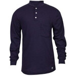 National Safety Apparel® Women's Long Sleeve FR Classic Cotton Henley - 12 cal/cm2 C54PIBSLSW