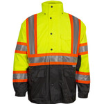 PIP ANSI Type R Class 3 Two-Tone Waterproof and Breathable 3-Seasons Parka X-Back 