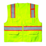 31698CP NS Ultrabrite Workwear Class 2 Two-Tone Reflective Hi-Vis Surveyor Safety Vest