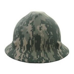 MSA V-Gard 4-Point Ratchet Suspension Full Brim Hard Hat - Digital Camouflage