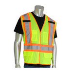 190430CP PIP 302-0212 Type R Class 2 Two-Tone 5 Pkt Breakaway Mesh Vest