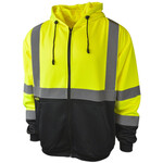 287966CP Radians SJ01B-3 Class 3 Hooded Zip Sweatshirt SJ01B-3Z