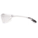 84642CP Pyramex PMXSLIM Clear H2X Anti-Fog Lens Safety Glasses w/ Black Temples