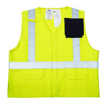 FR REFLCTV LEFT POCKT VEST RAILSRV
