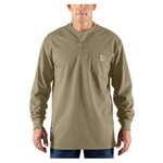 403783CP Carhartt® FR Force® Long Sleeve Henley 8.9 cal/cm²