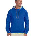 249906CP Gildan Adult Heavy Blend 8oz 50/50 Contrast Hooded Sweatshirt