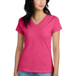 232595CP District Ladies Perfect Weight V Neck T-Shirt