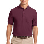 94549CP Port Authority Silk Touch Polo w/ Pocket - Tall