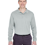 UltraClubAdult Cool & Dry Sport Long-Sleeve Polo