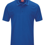 Red Kap Men's Short Sleeve Performance Knit Pocketless Core Polo