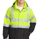 Port Authority Ansi 107 Class 3 Safety Heavyweight Parka