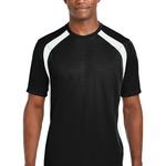 Sport Tek Dry Zone Colorblock Crew T-Shirt